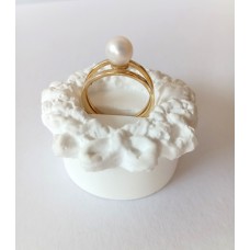 Δαχτυλίδι Χρυσό 14K με Μαργαριτάρι (RI515)